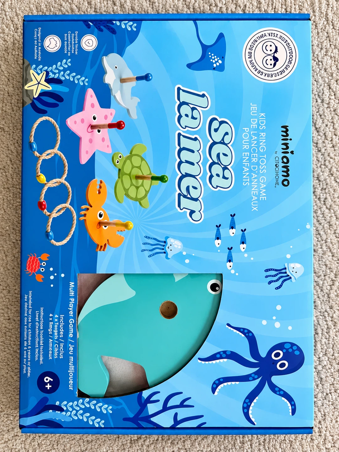 Minaimo Sea Layer Kids Ring Toss Game – Great Christmas Gift