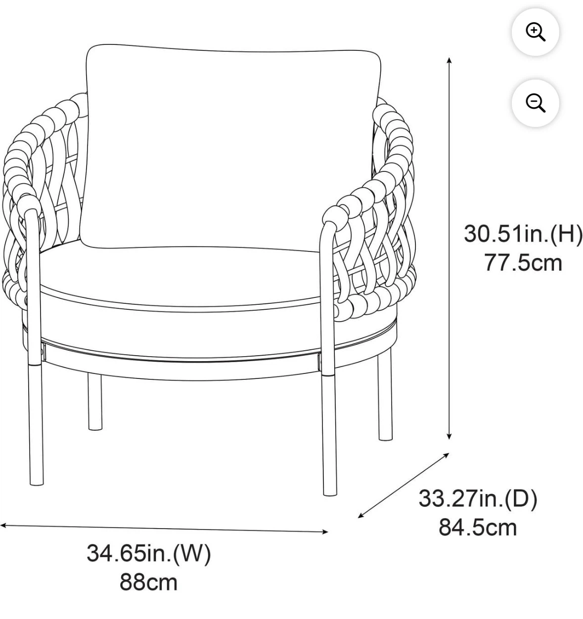 Brand New Jumbo Armchair - photo 2