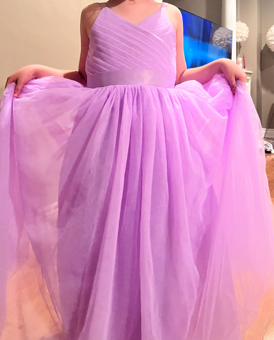 Lavender Sleeveless Formal Dress - photo 2