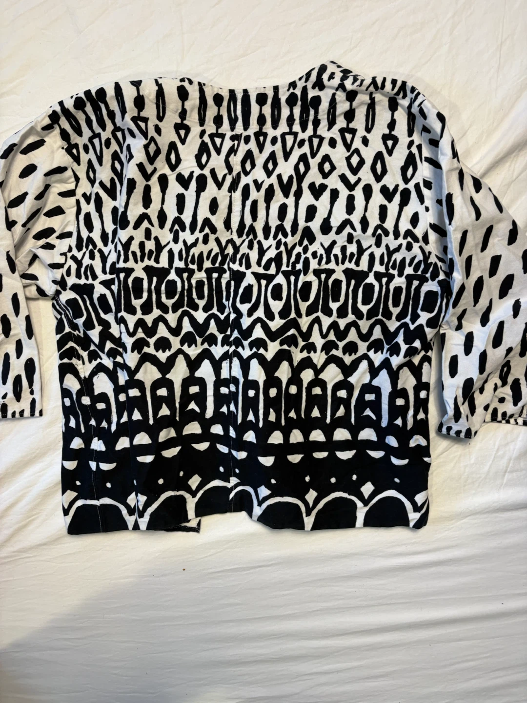 Black and White Patterned Jacket - photo 5