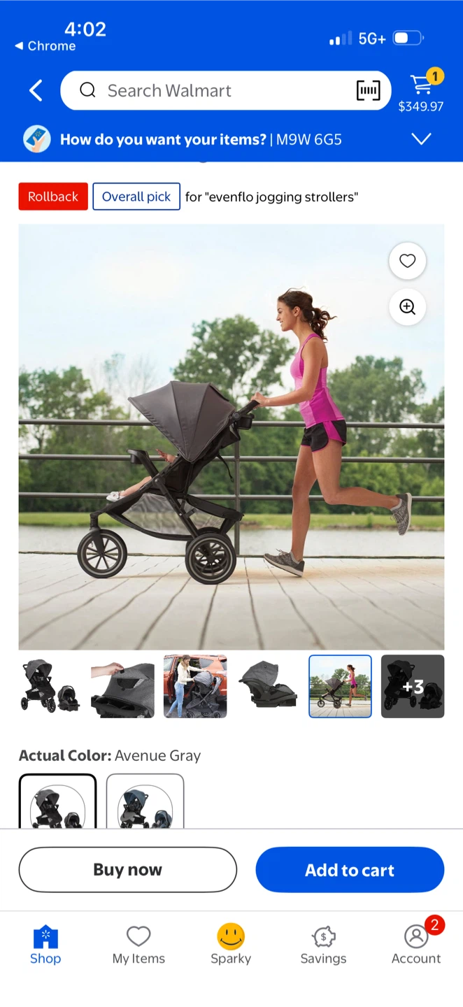 Evenflo Folio3 Stroll & Jog Travel System - photo 2