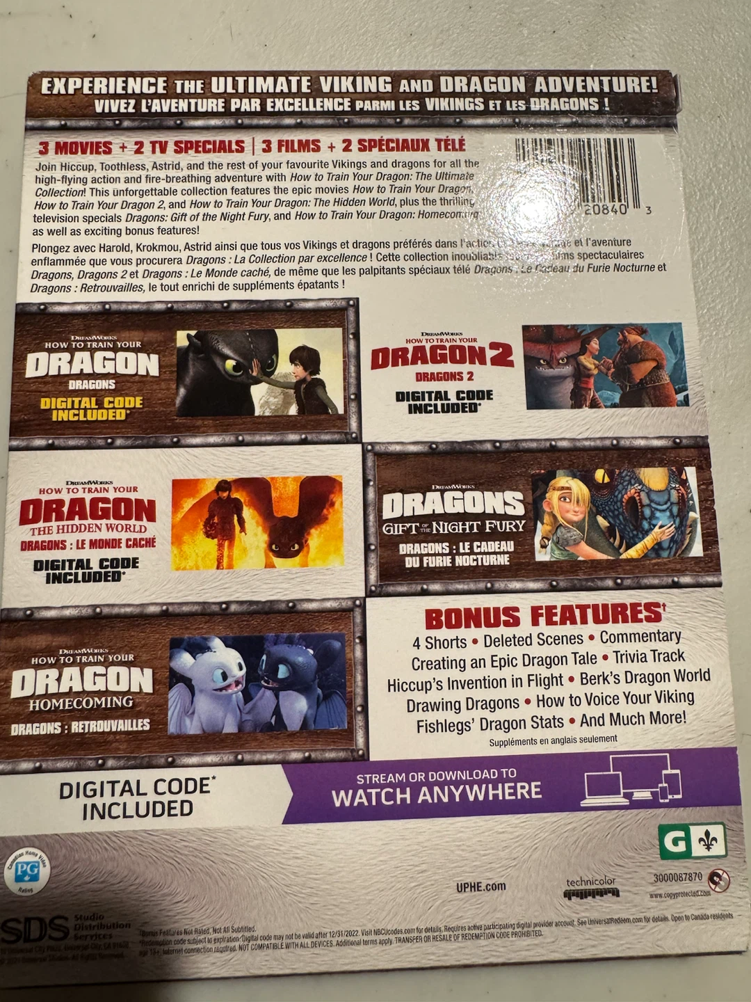 How to Train Your Dragon The Ultimate Collection Blu-ray - photo 2