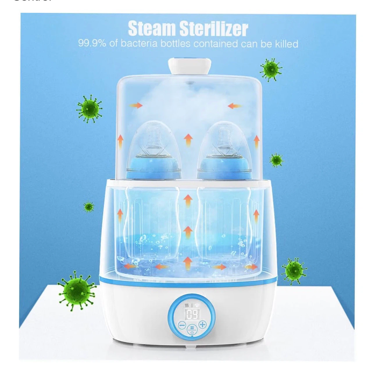 Kisdream Double Bottle Warmer and Sterilizer - photo 3