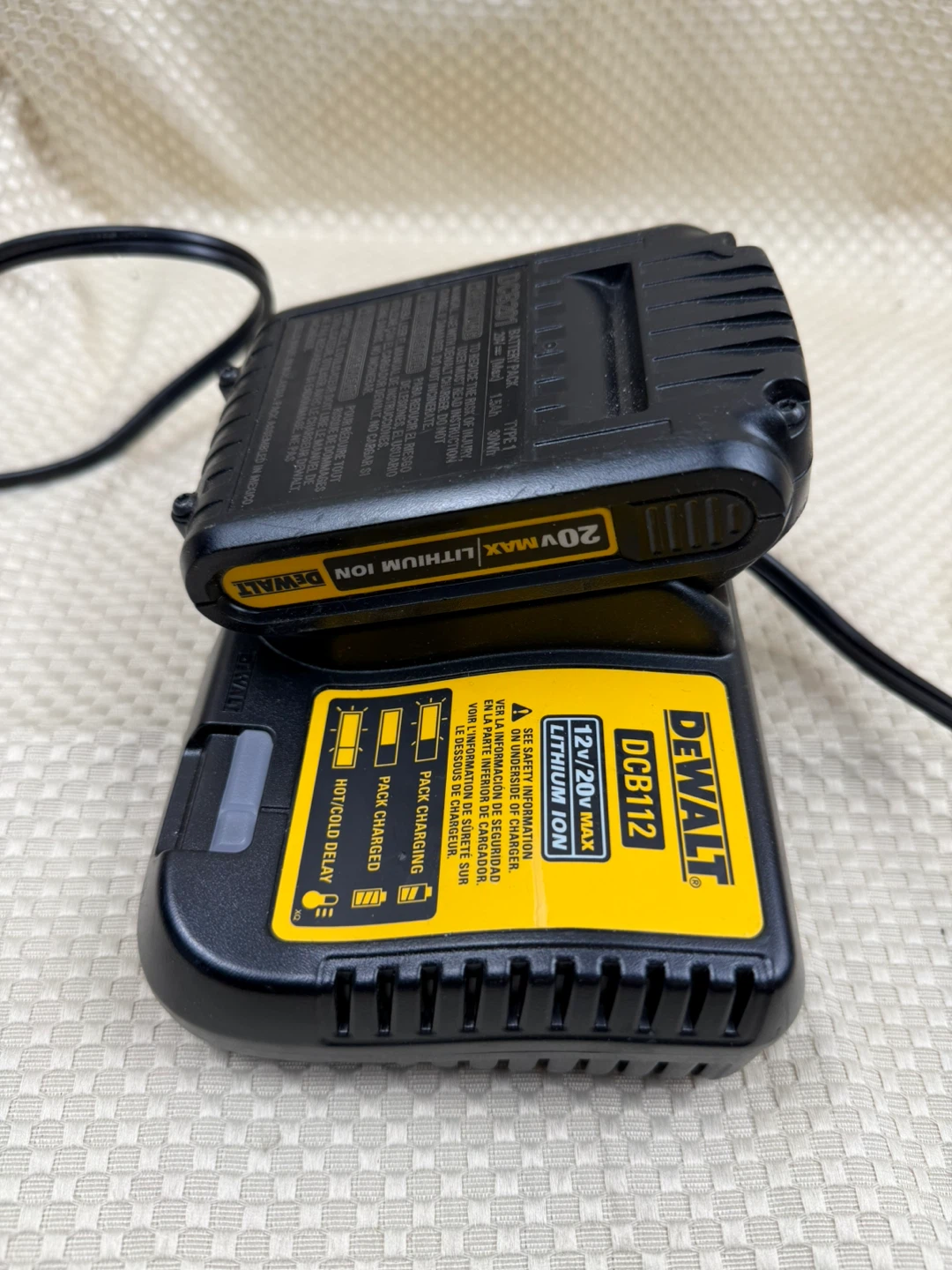 DeWalt 20V Max Battery and Charger
