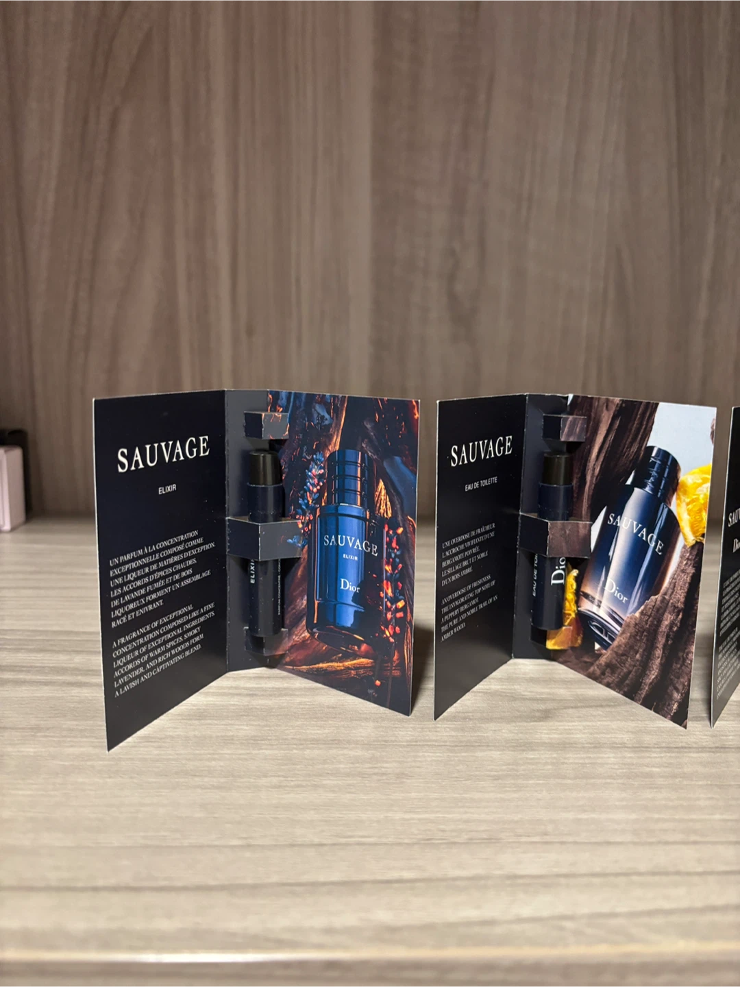 Dior Sauvage Elixir EDT EDP Extrait 4-Piece Sample Set 1ml each - photo 3