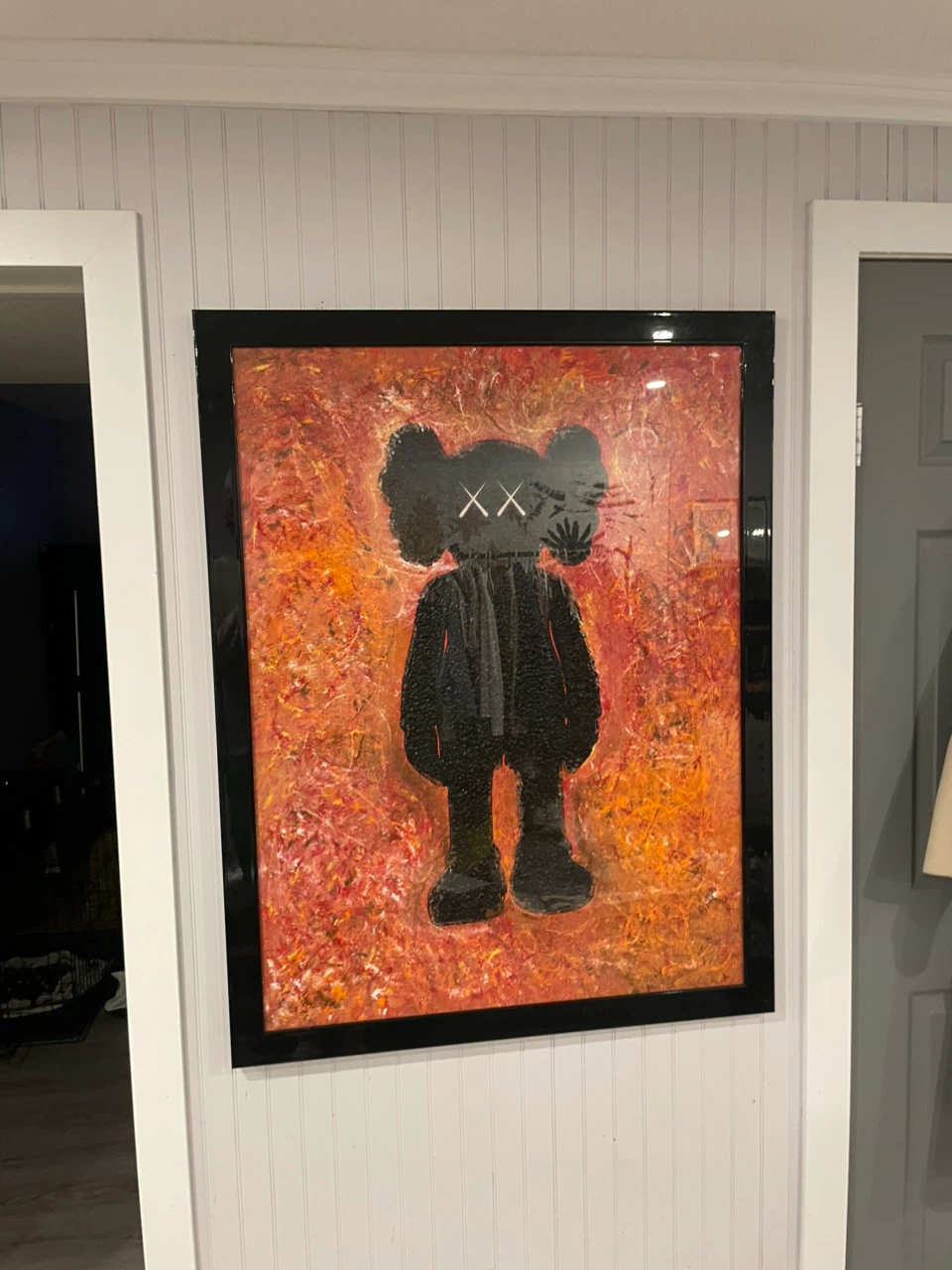 KAWS Style Framed Wall Art Collection - photo 3