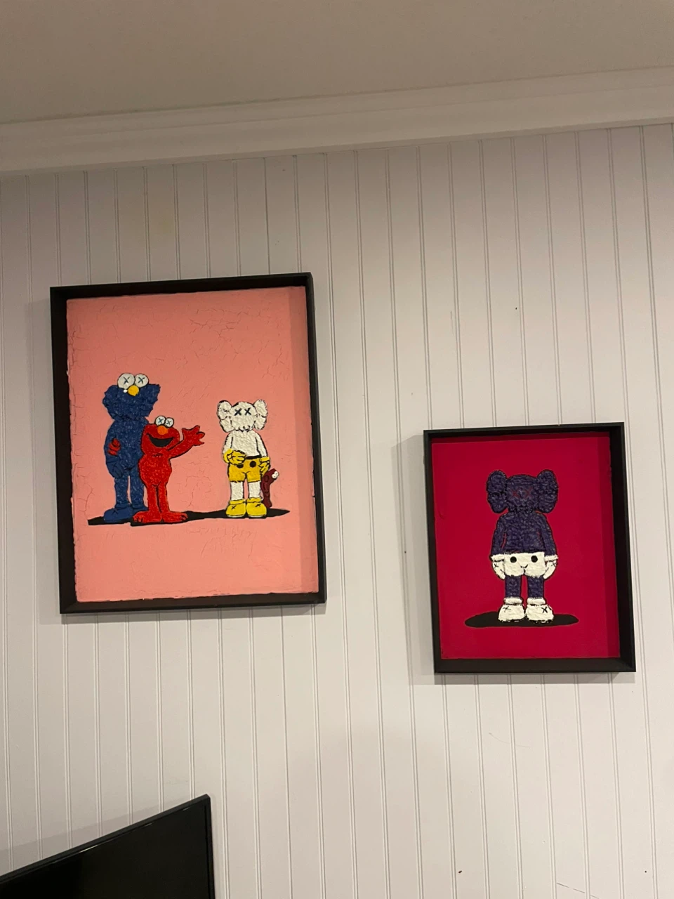 KAWS Style Framed Wall Art Collection - photo 4
