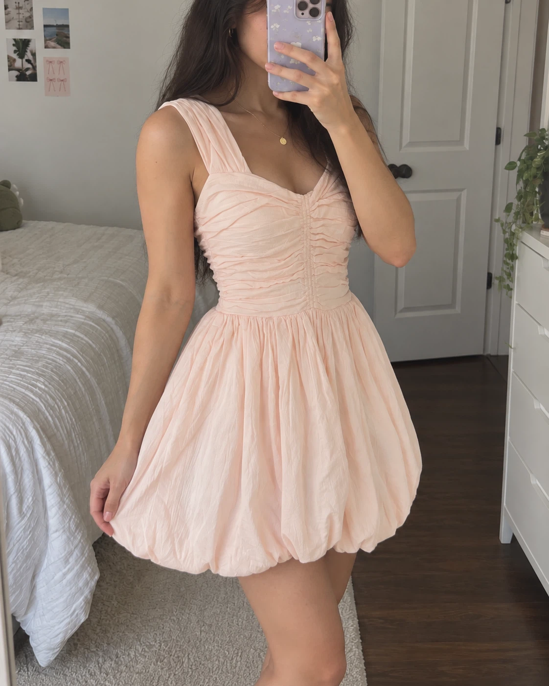 H&M DIVIDED Light Pink Bubble Dress