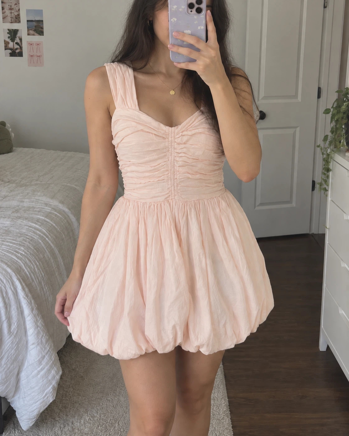 H&M DIVIDED Light Pink Bubble Dress - photo 2