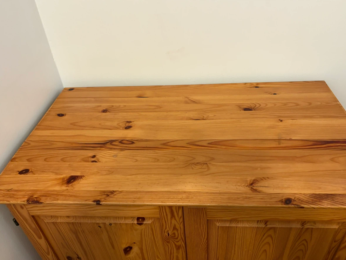 Solid Pine Wood Cabinet - photo 2