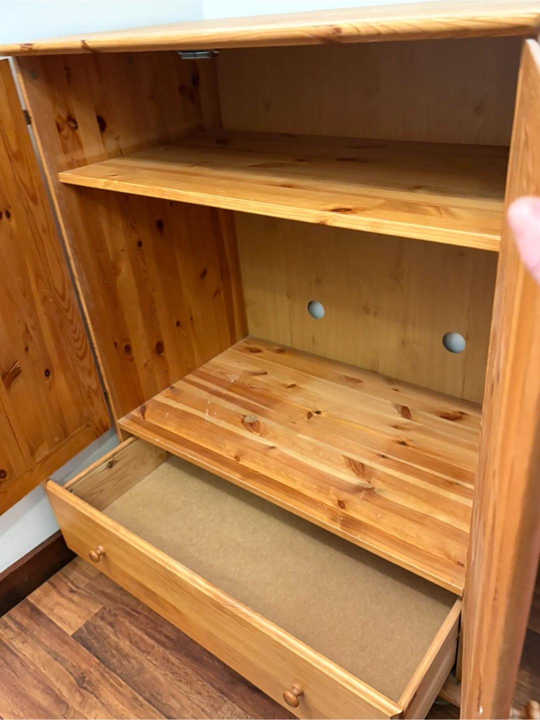 Solid Pine Wood Cabinet - photo 3