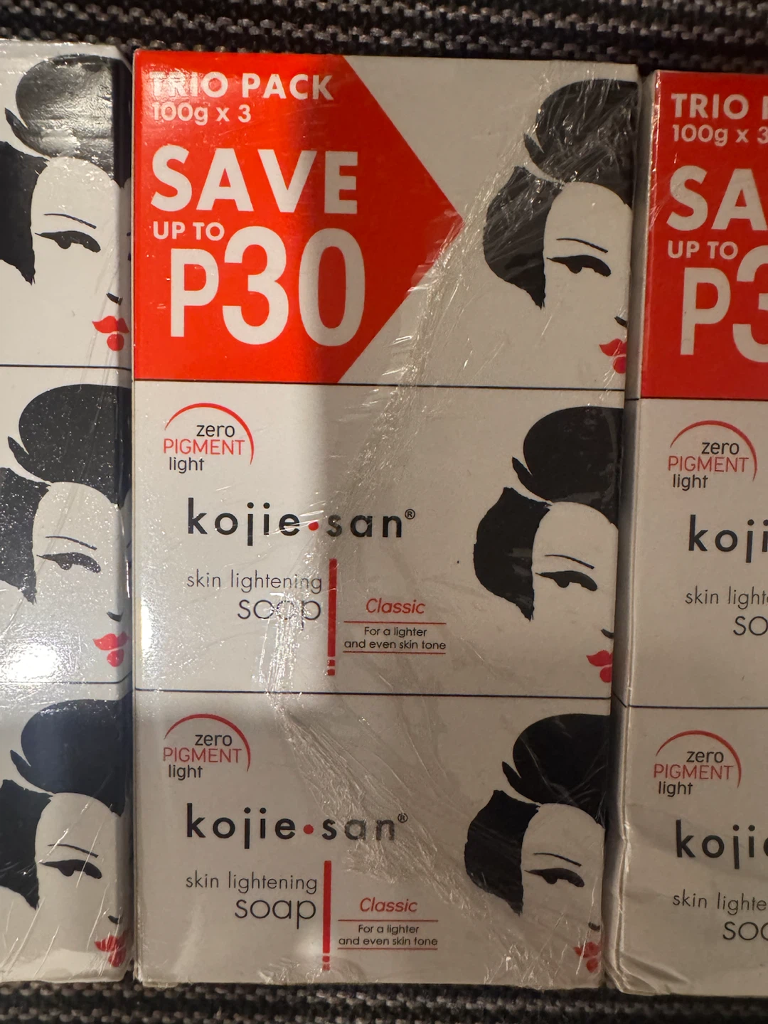 Kojie San Skin Lightening Soap Trio Pack