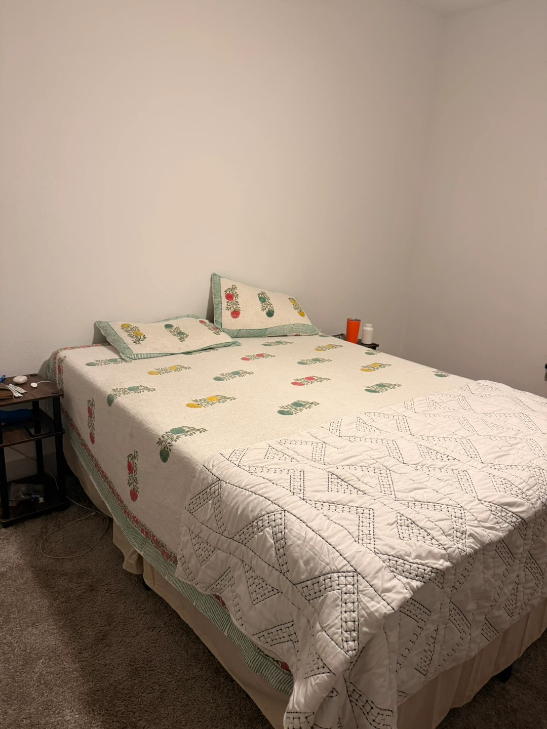 Queen Mattress and Metal Bed Frame