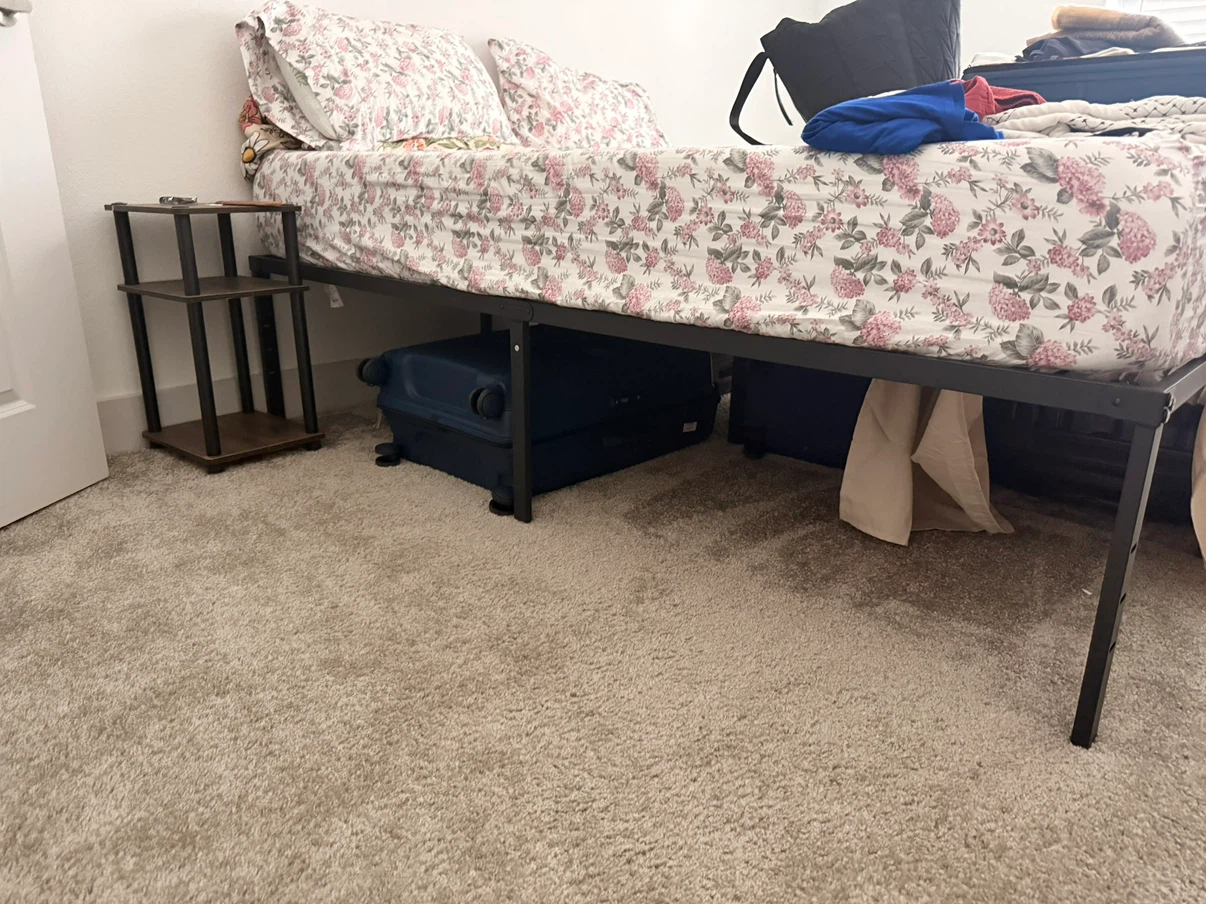 Queen Mattress and Metal Bed Frame - photo 2