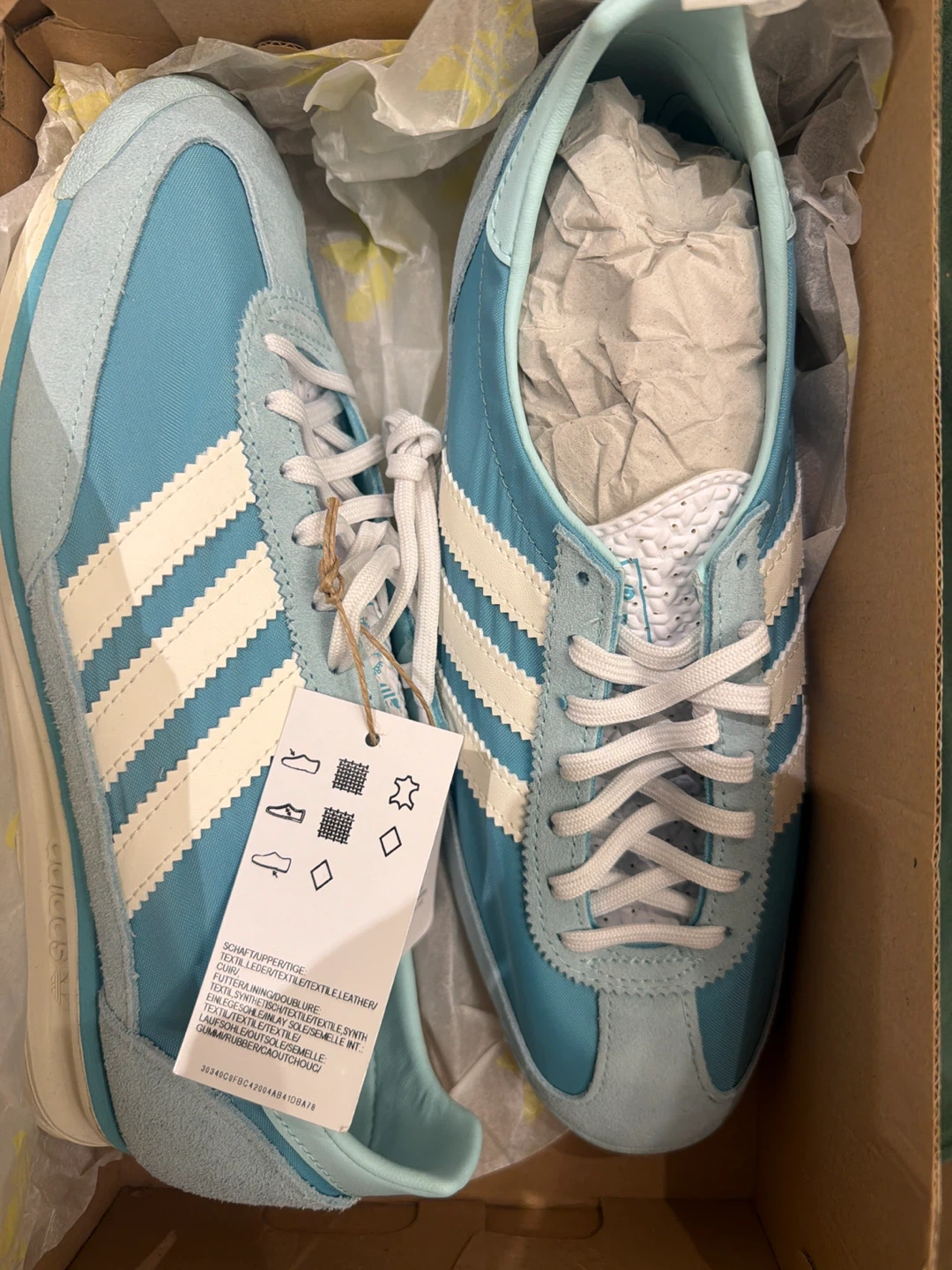 Adidas SL 72 OG W Shoes - Light Blue - Size 8.5 US