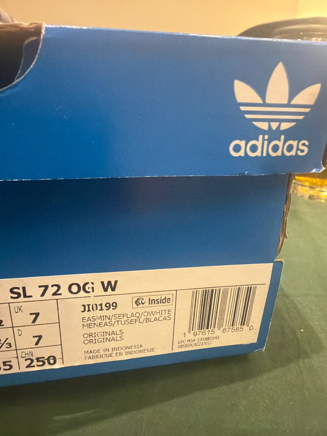 Adidas SL 72 OG W Shoes - Light Blue - Size 8.5 US - photo 5