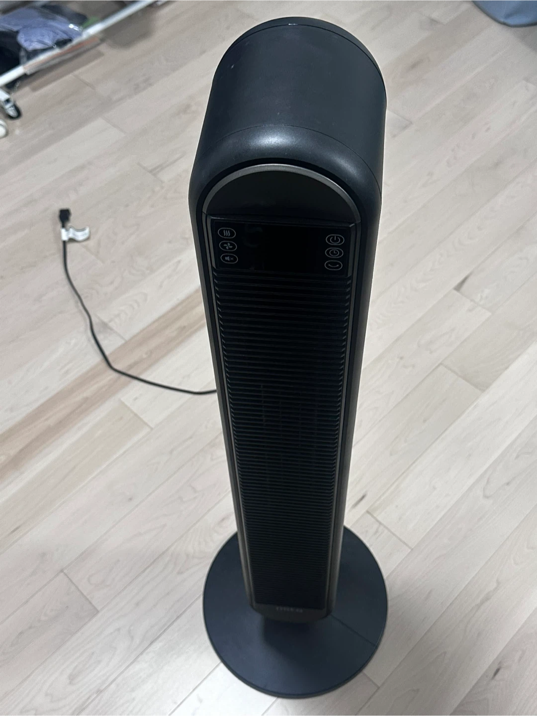 Tower Fan with Remote Control – Black
