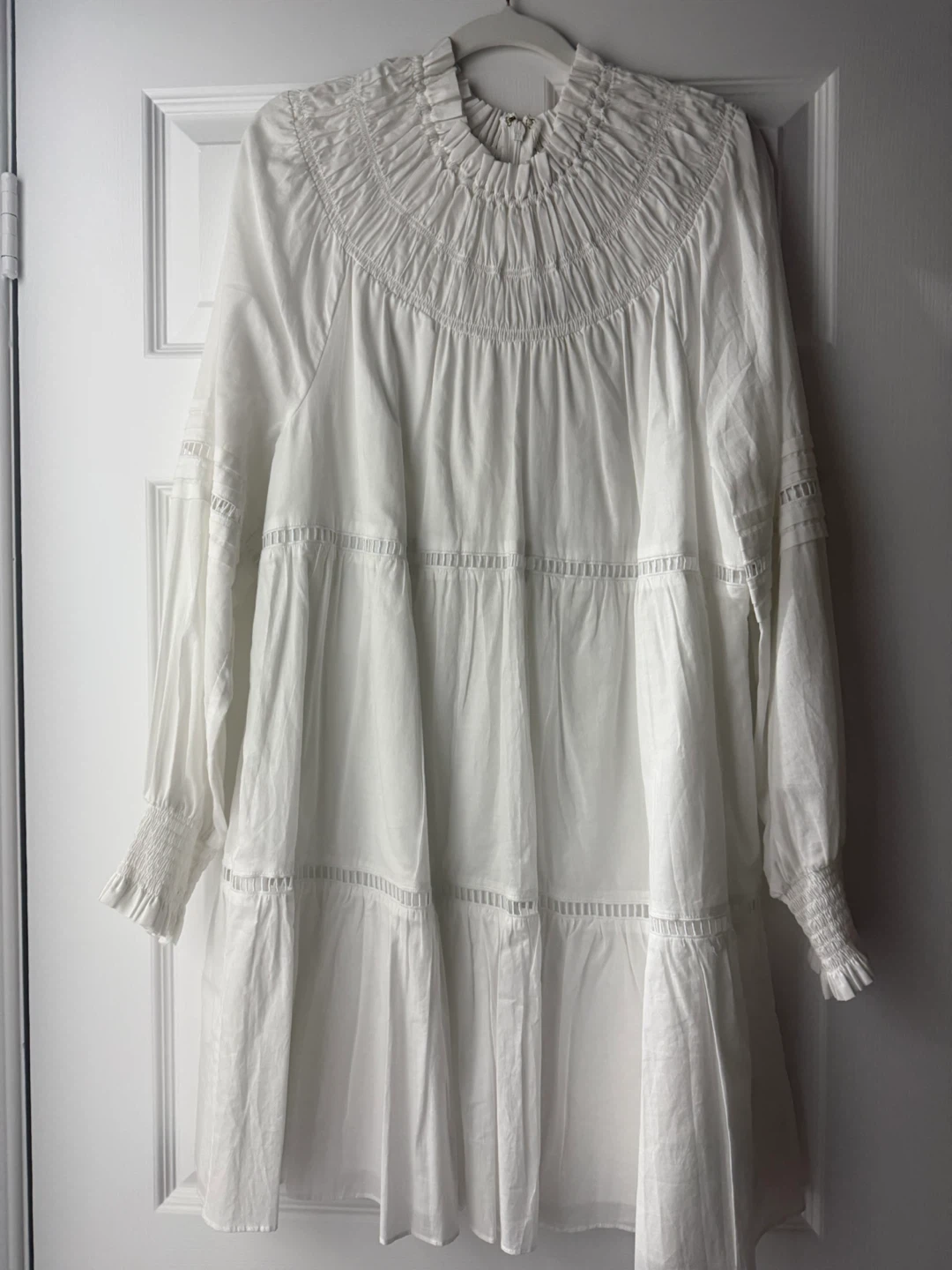 MICHAEL Michael Kors White Smocked Dress - photo 2