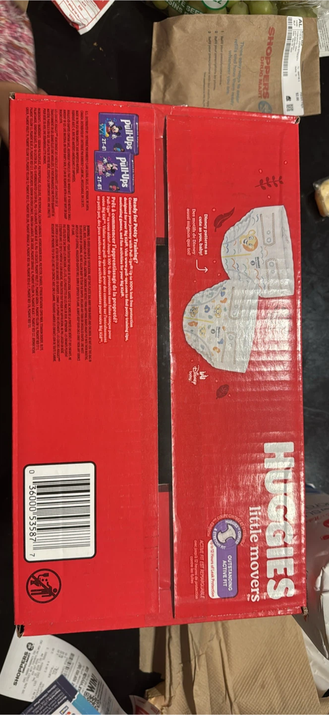 New Huggies Little Movers Size 3 Diapers - 76 Count - photo 2
