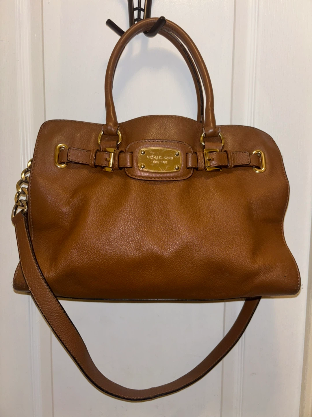 Michael Kors Hamilton Leather Bag