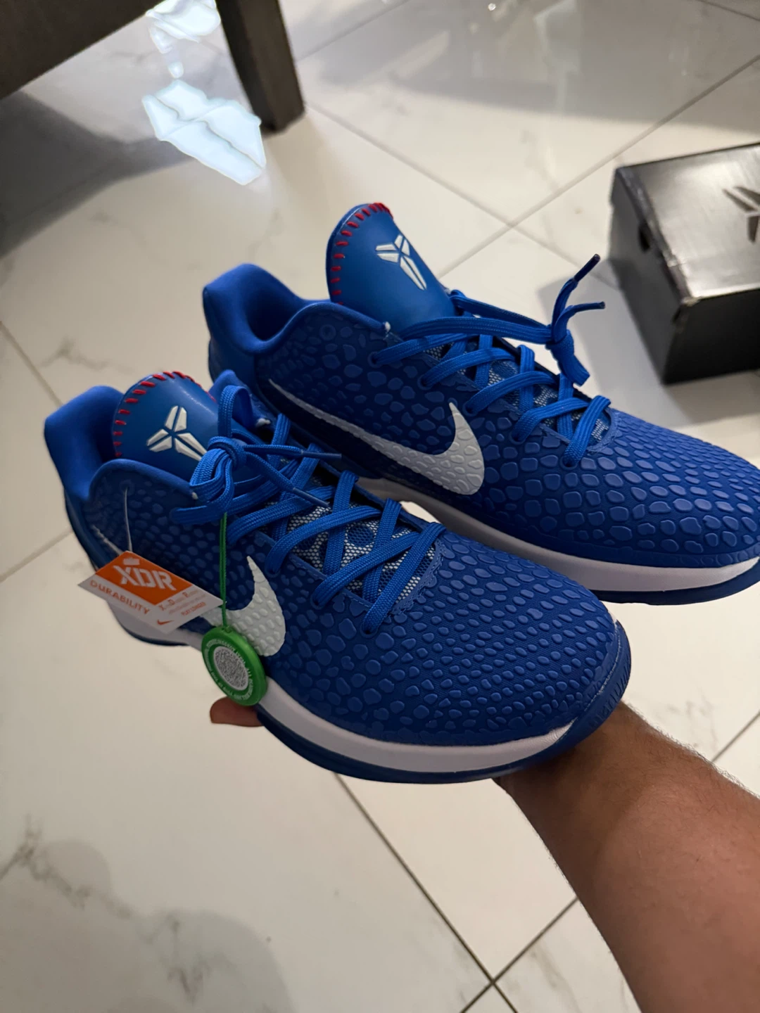 Nike Kobe 6 Protro Blue Basketball Shoes - photo 3