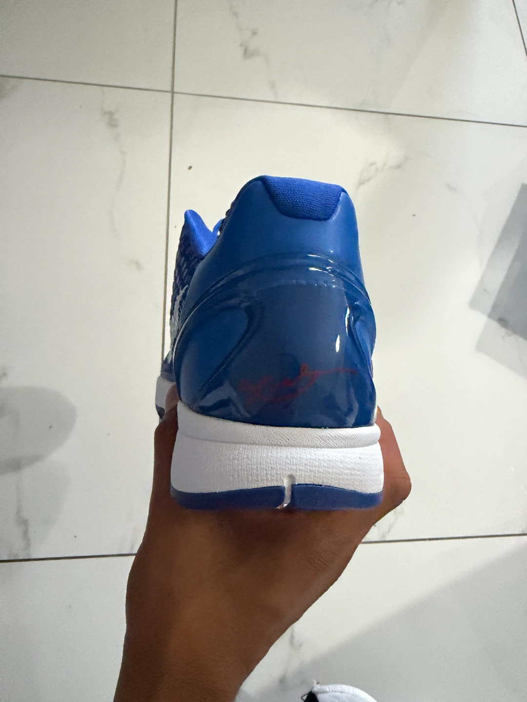 Nike Kobe 6 Protro Blue Basketball Shoes - photo 5