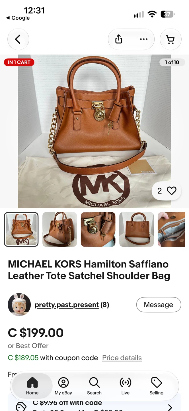 Michael Kors Hamilton Saffiano Leather Satchel - photo 5