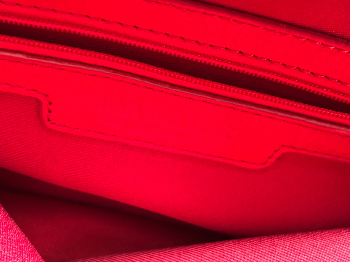 Danier Red Genuine Leather Handbag - photo 5