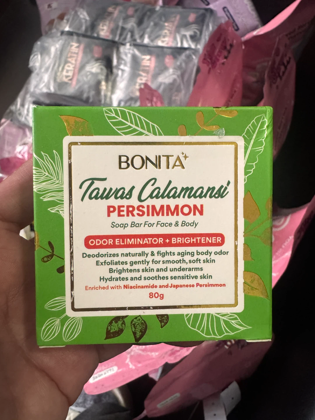 Bonita Tawas Calamansi Persimmon Soap Bar