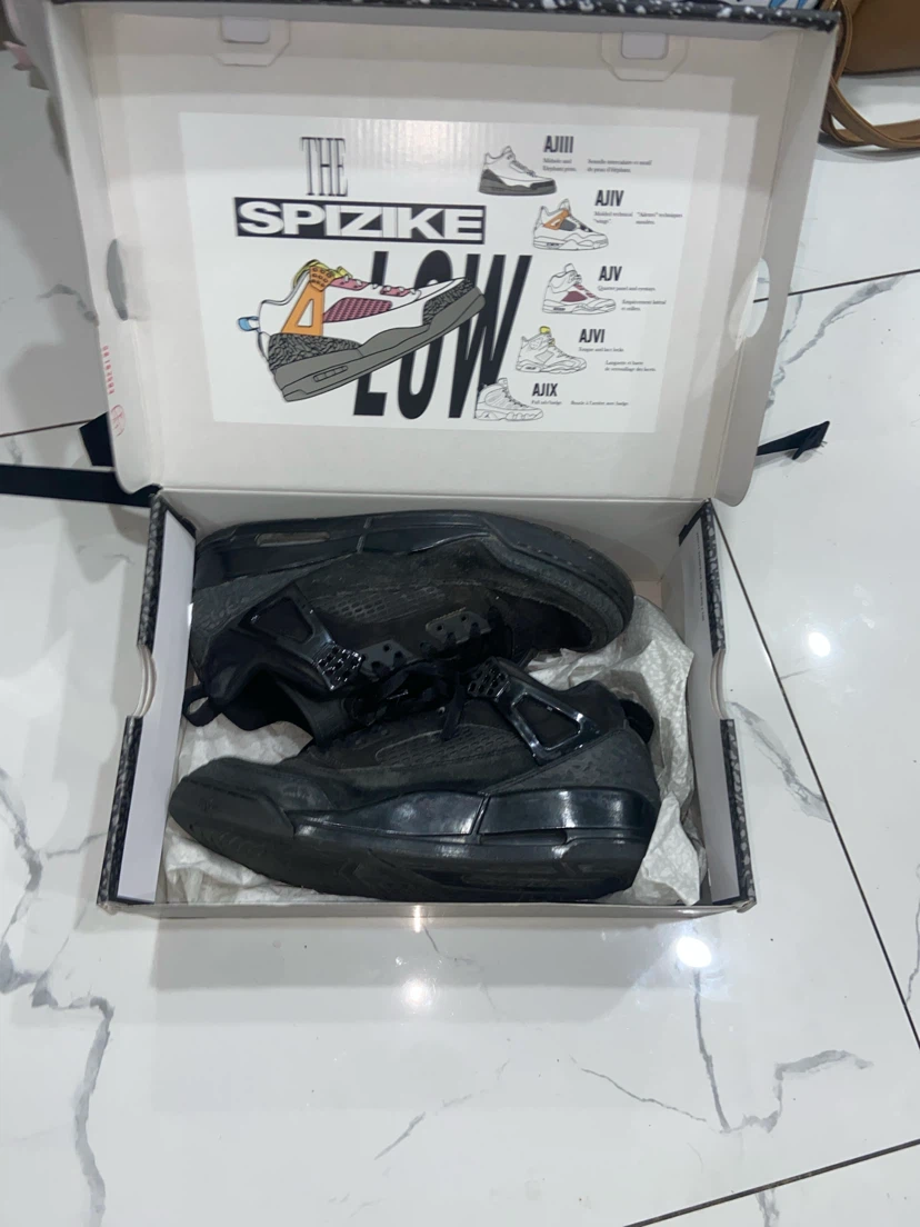 Jordan Spizike Low Black Anthracite
