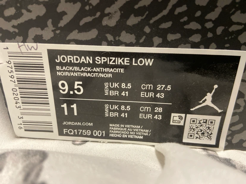 Jordan Spizike Low Black Anthracite - photo 3