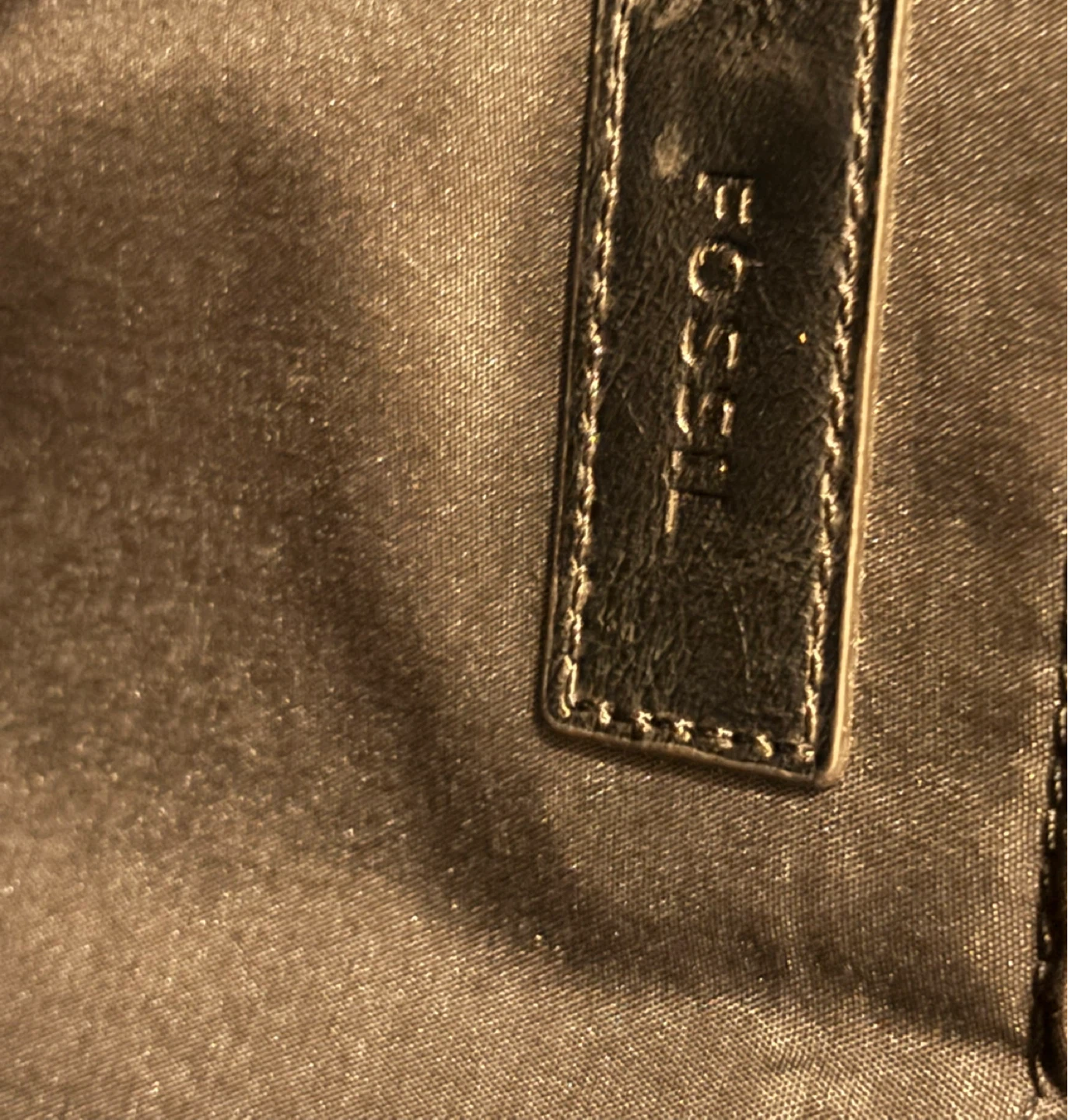 Fossil Black Leather Messenger Bag - photo 4