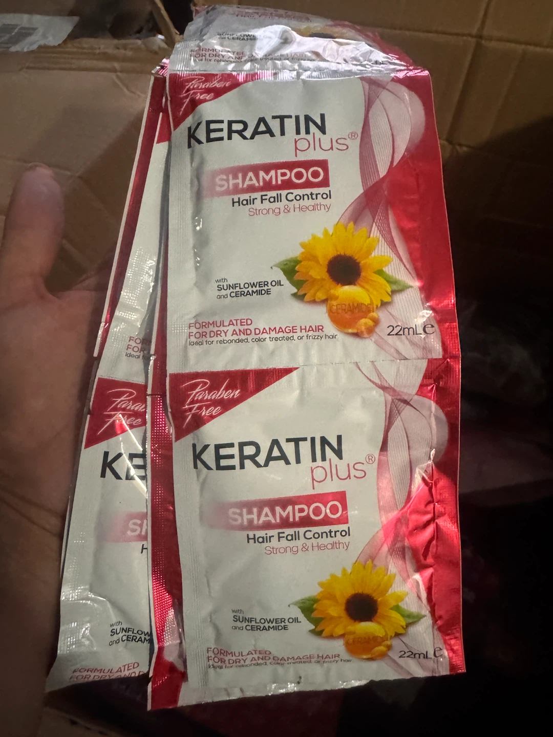 Keratin Plus Hair Fall Control Shampoo Sachets - photo 2