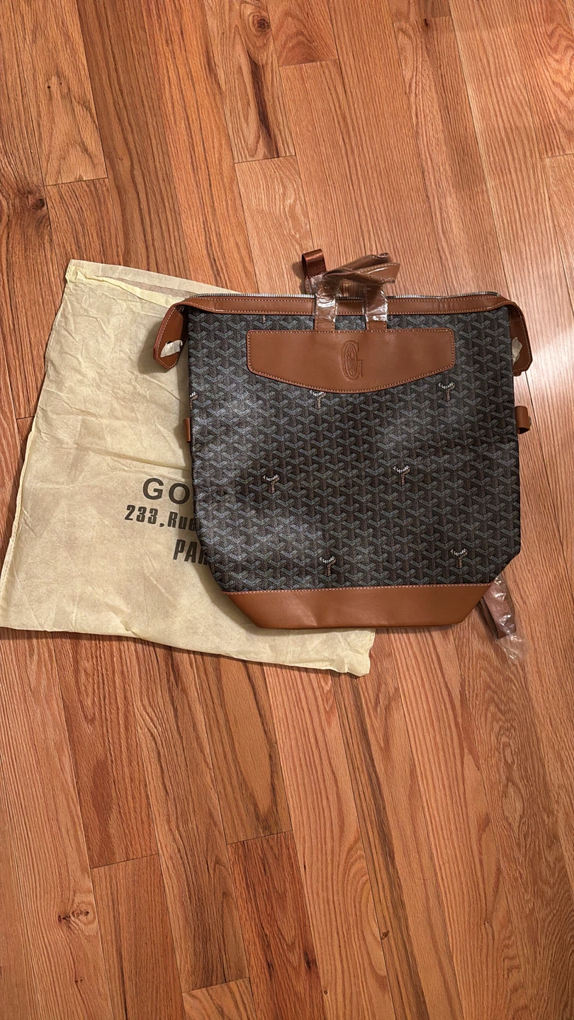 Brown Cisalpin Goyard backpack