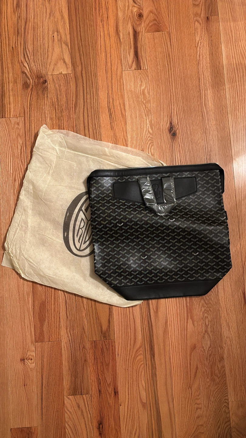Black Cisalpin Goyard Backpack