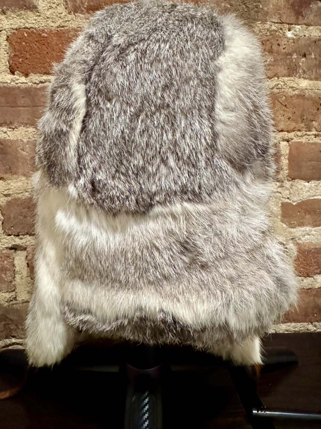 Unisex Vintage Rabbit Fur Trapper Hat - photo 2