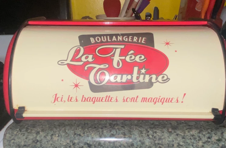 La Fée Tartine Vintage Red Bread Box - photo 2