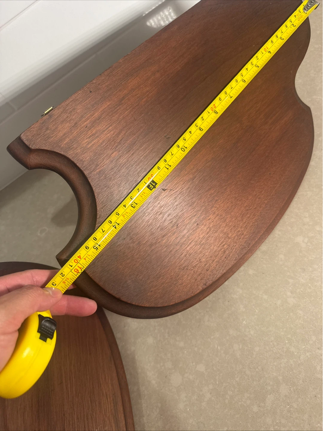 Vintage Wall Mounted Wooden Shelf - photo 5