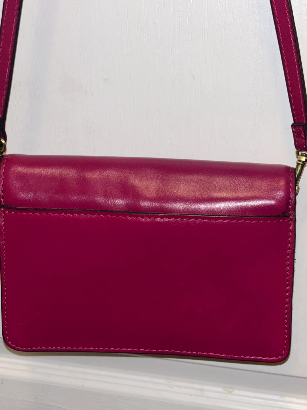 Patricia Nash Pink Leather Crossbody Bag - photo 2