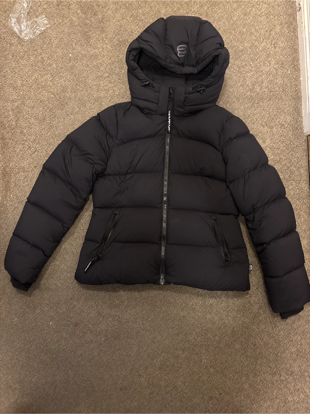 Aritzia The Super snug  Puff Mid Jacket Black