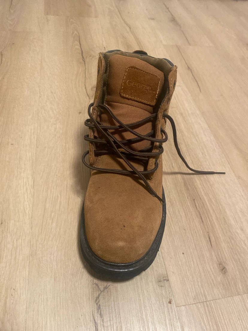 George Tan Suede Work Boots - photo 2