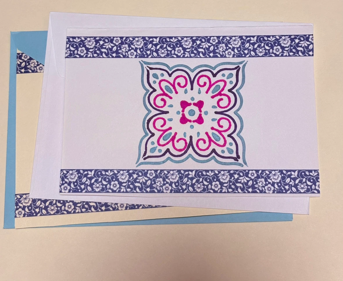 Set of 2 note Cards with Envelopes - photo 2
