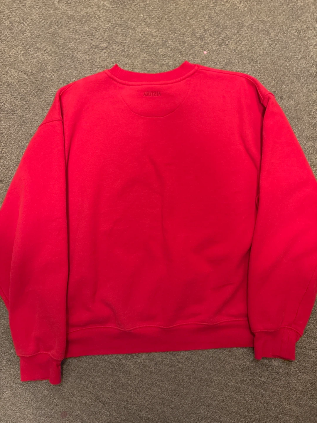 Aritzia Sweatfleece Crewneck - Red - photo 3