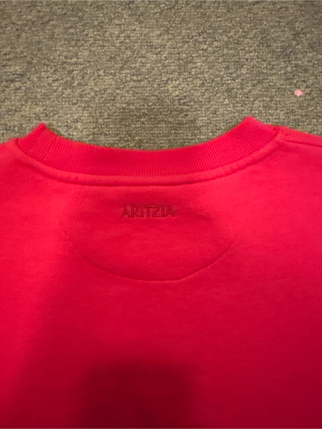 Aritzia Sweatfleece Crewneck - Red - photo 4