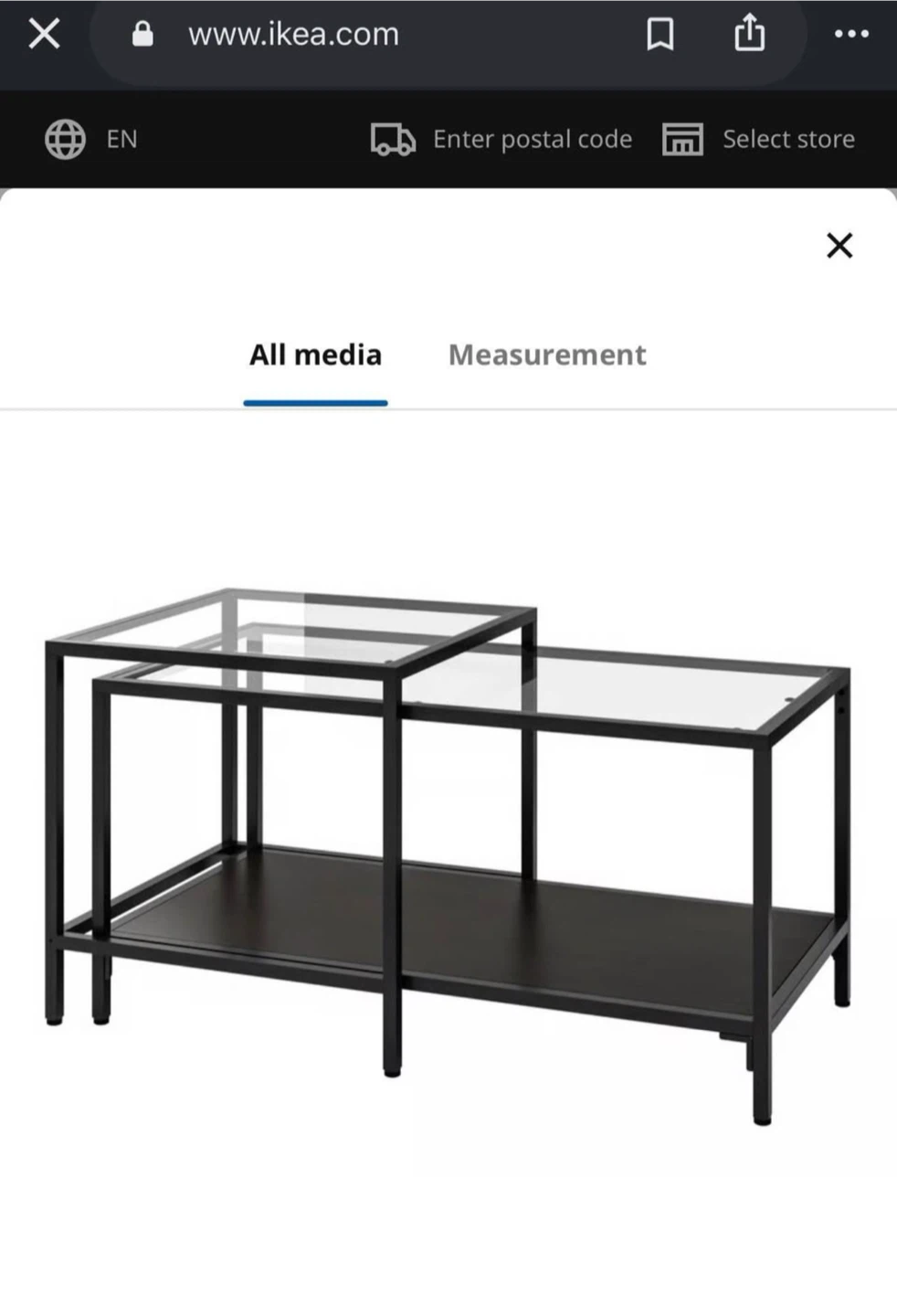IKEA nesting coffee table - photo 2