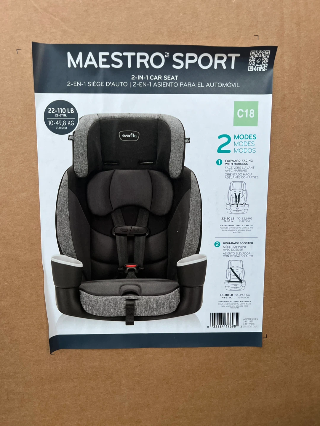 Evenflo Maestro Sport 2-in-1 Car Seat - photo 2