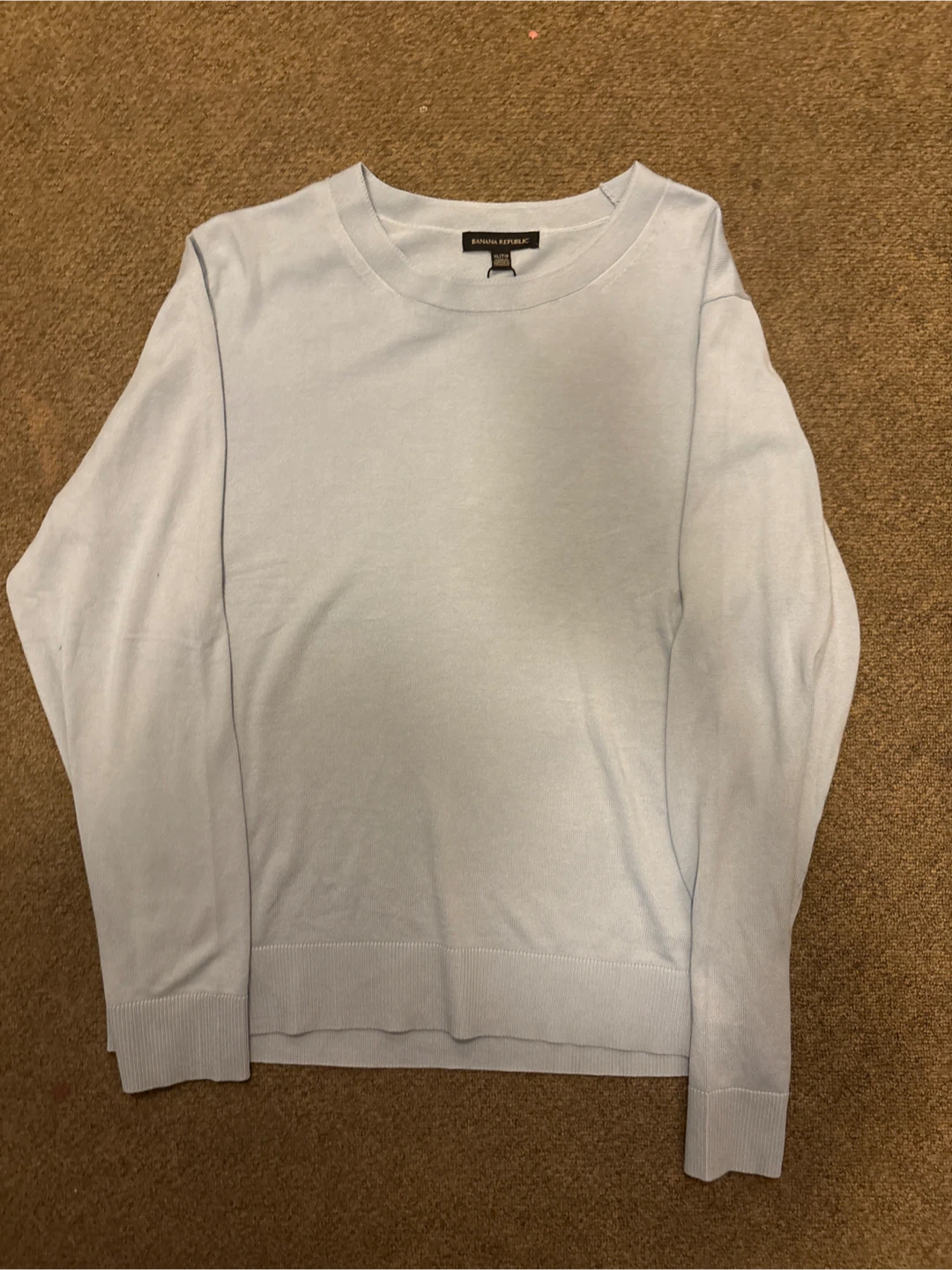 Banana Republic Light Blue Crewneck Sweater