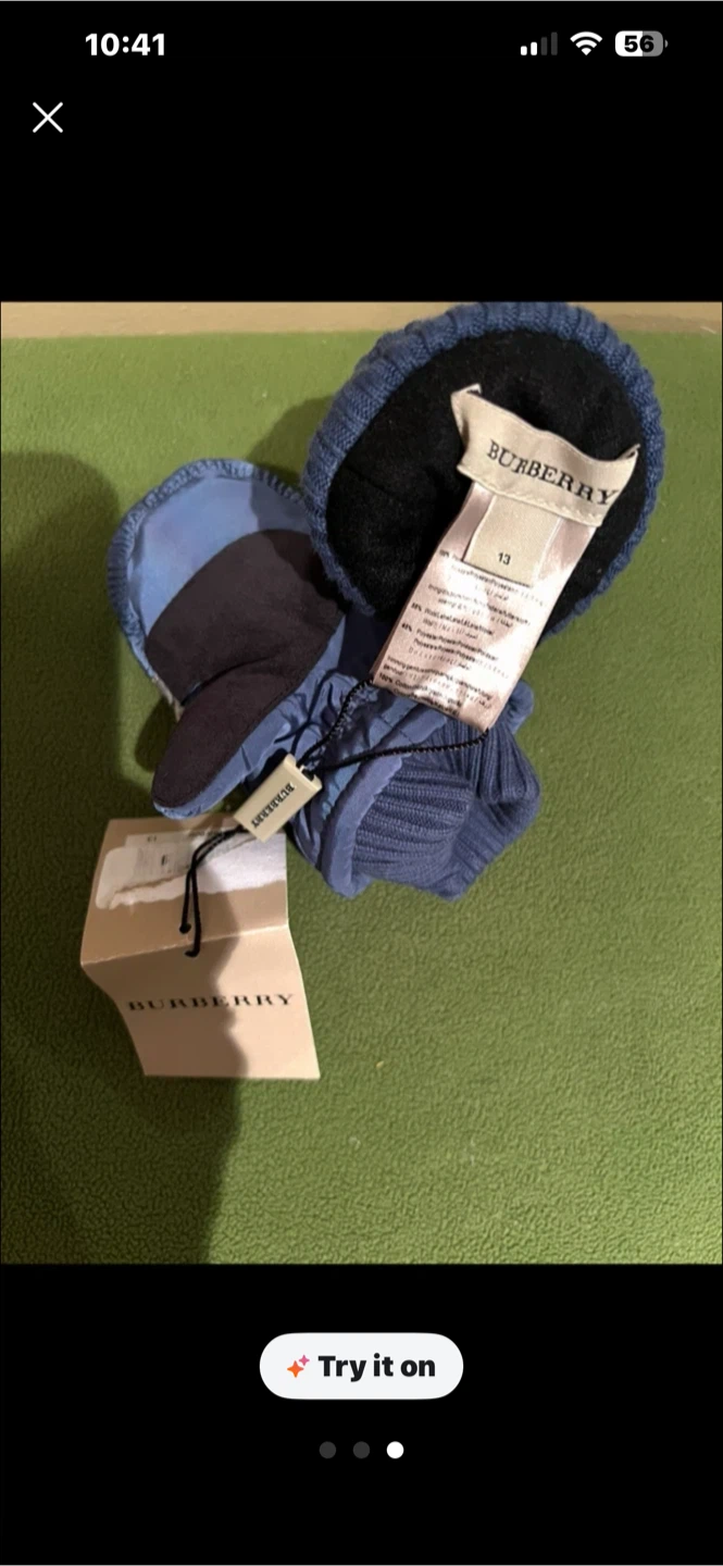Burberry Kids Mittens Size 13 - photo 3