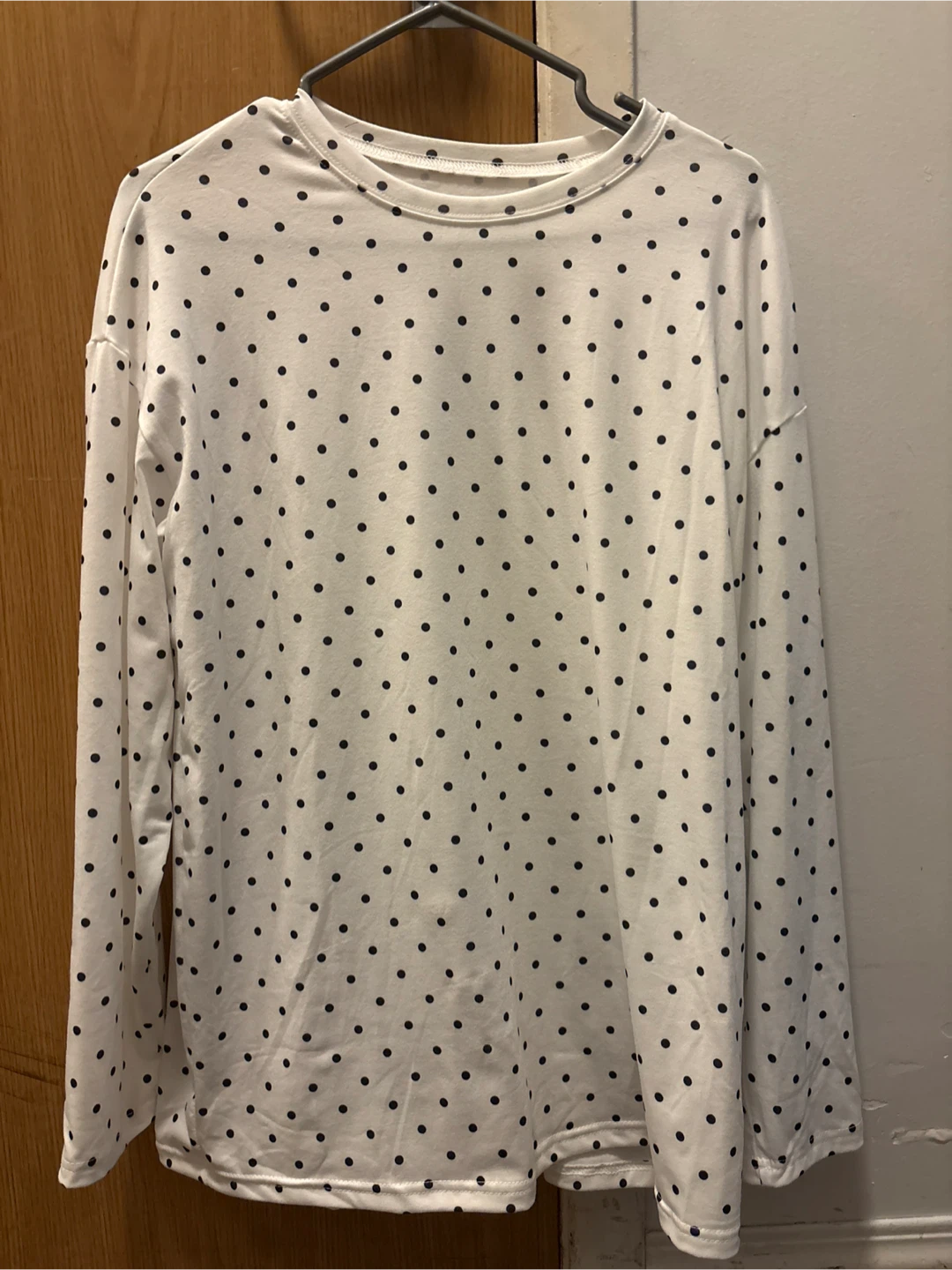 Dazy Polka Dot Long Sleeve Top