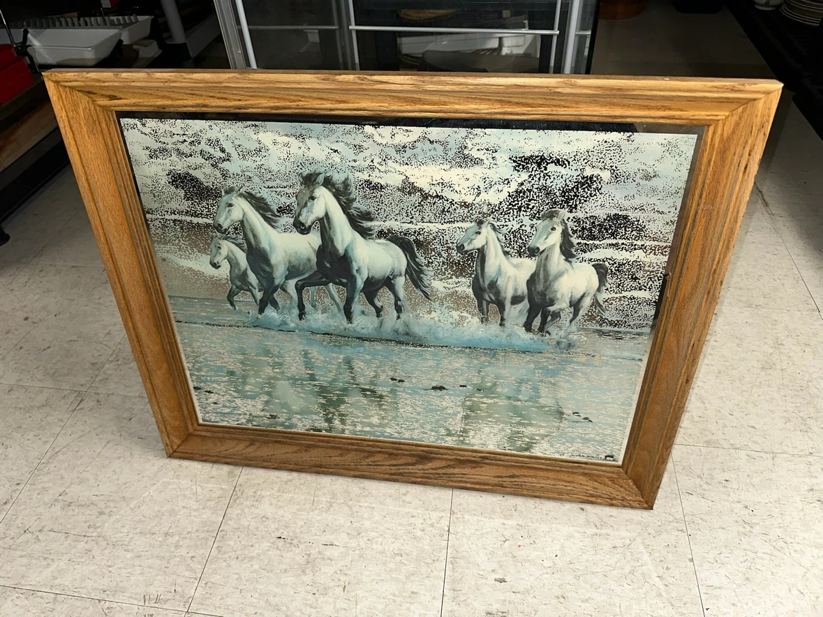 Vintage Graphic Arts Mirror - photo 2